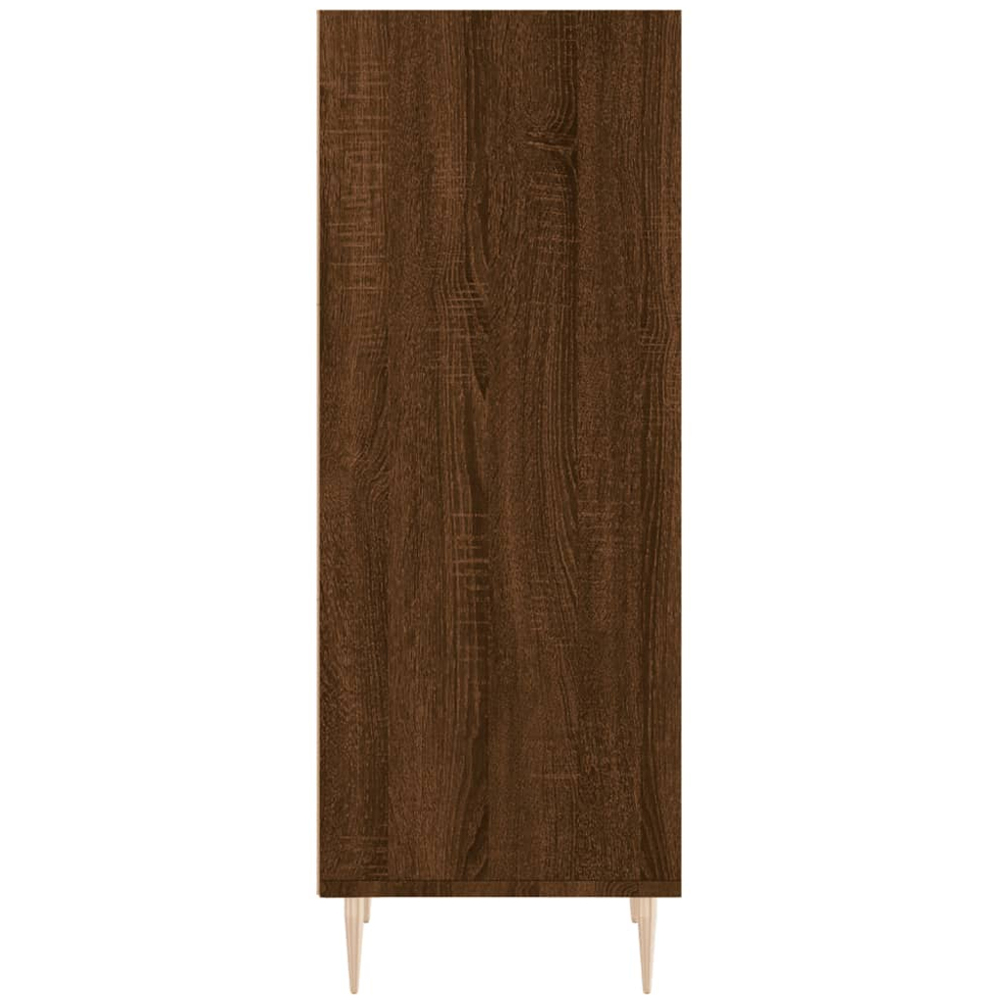 vidaXL 3 Shelf Brown Oak Sideboard Image 5