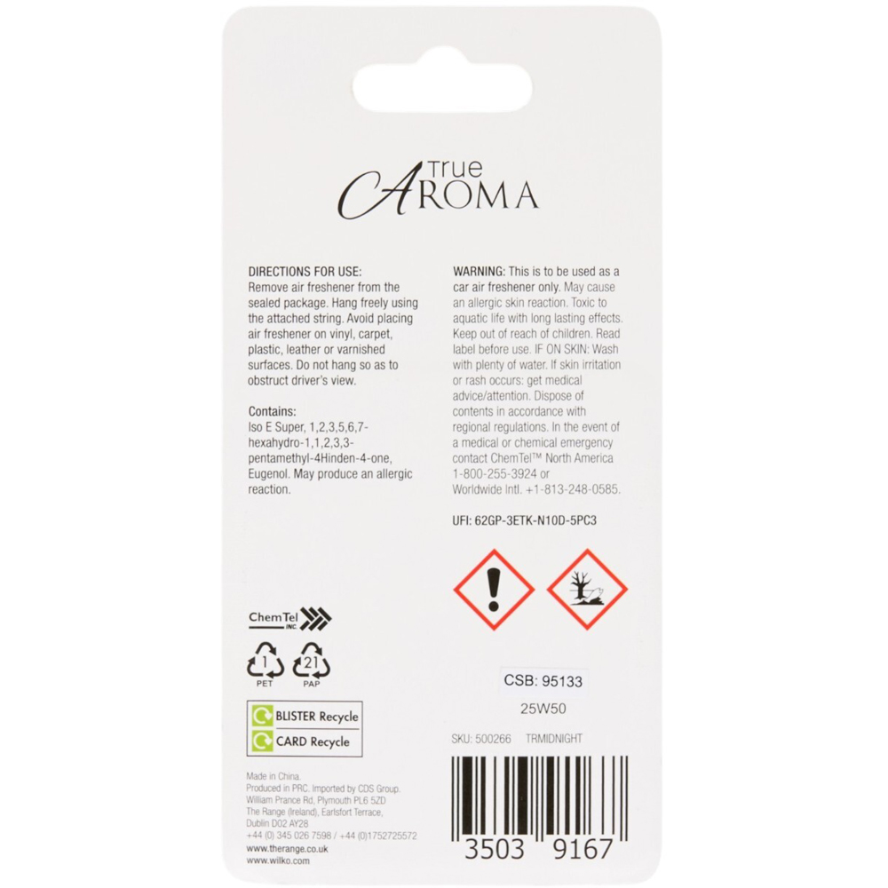 True Aroma Hanging Jar Air Freshener Midnight Bloom Image 2