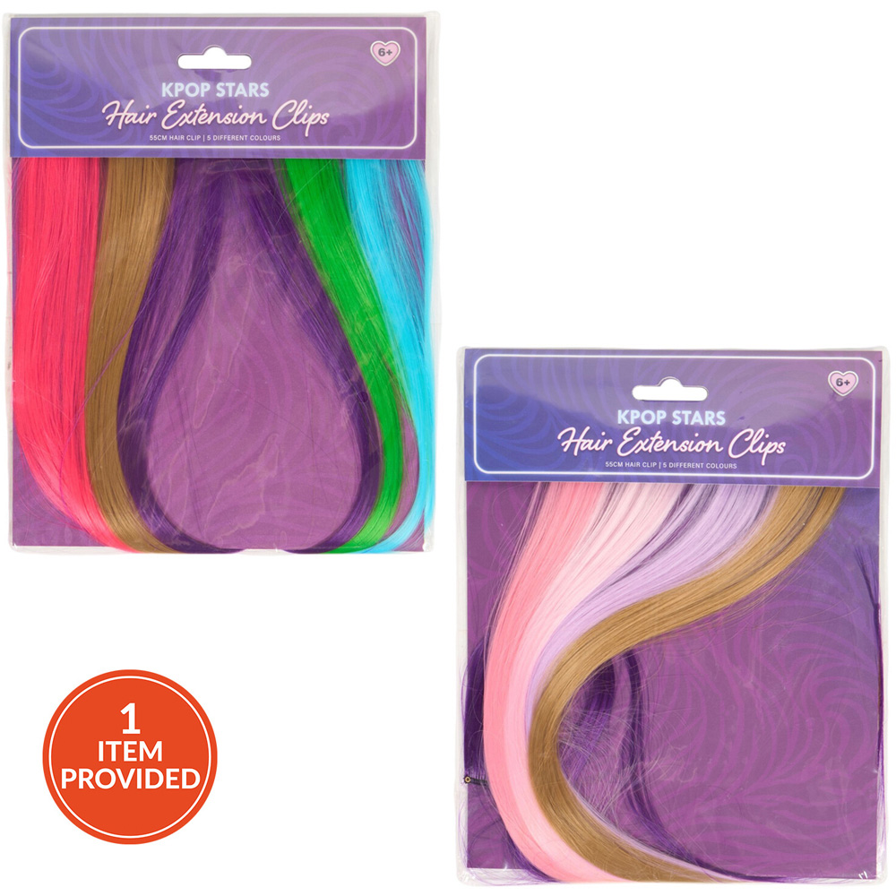 KPop Stars Hair Extension Clip Image 1
