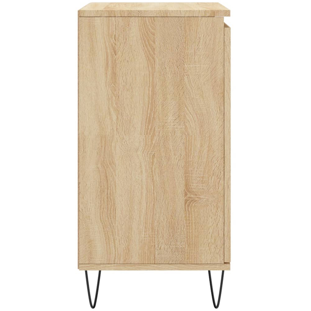 vidaXL 2 Door Sonoma Oak Sideboard Image 7