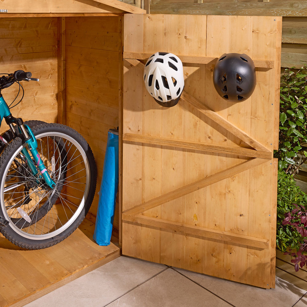 Rowlinson 5.4 x 6.1ft Shiplap Apex Wallstore with Floor Image 7