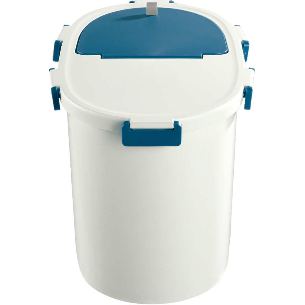H&O Direct Blue Airtight Pet Food Storage Container with Scoop 21L Image 3