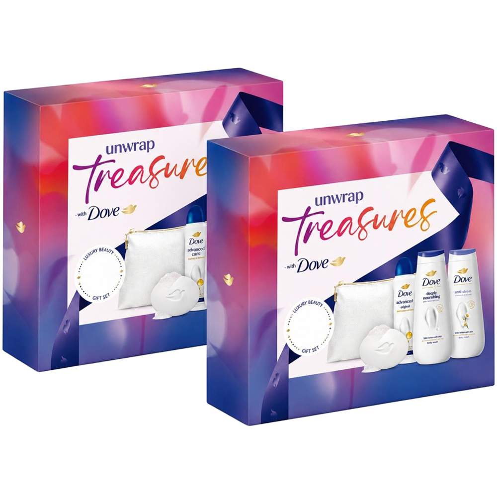 Dove Treasures Collection Gift Set 4 Piece 2 Pack Image 1