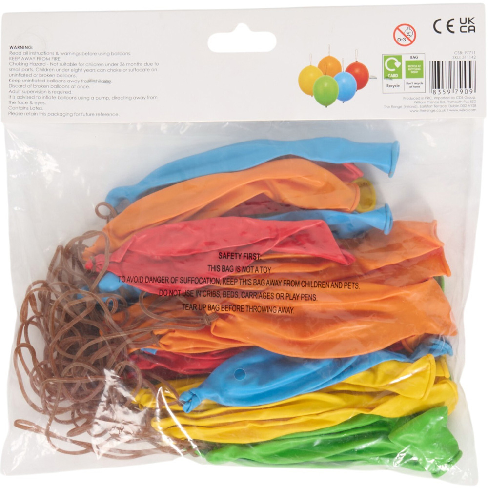 Pack of 25 Punch Balloons Image 2