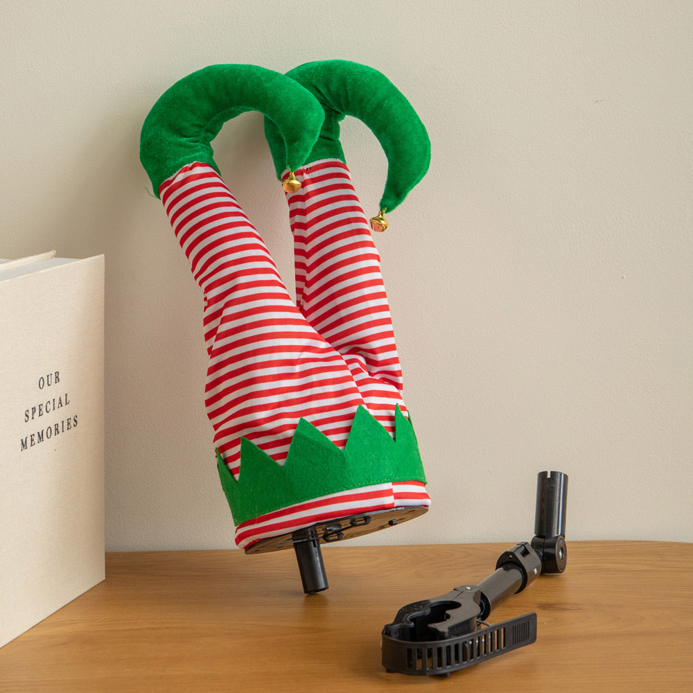 Samuel Alexander Wriggling Elf Stuck in Christmas Tree Decoration 35cm Image 4