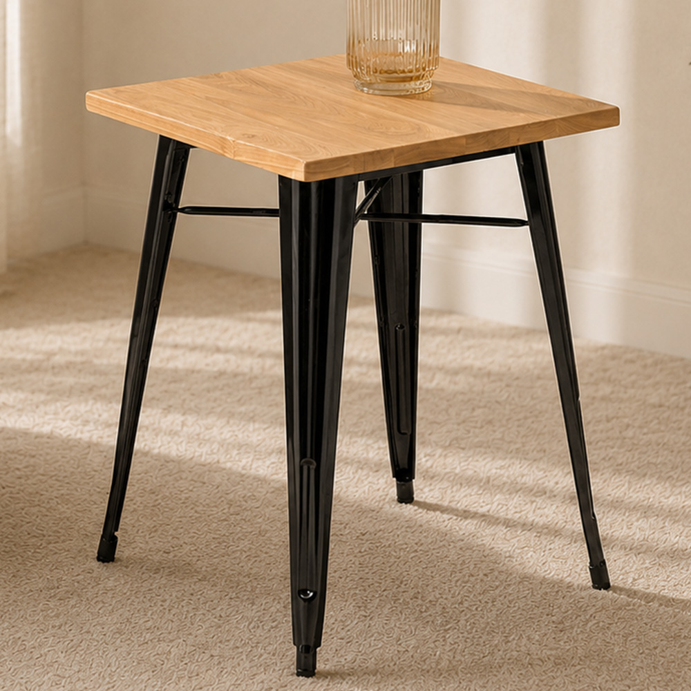 Premier Housewares Aldgate Black Table Image 1