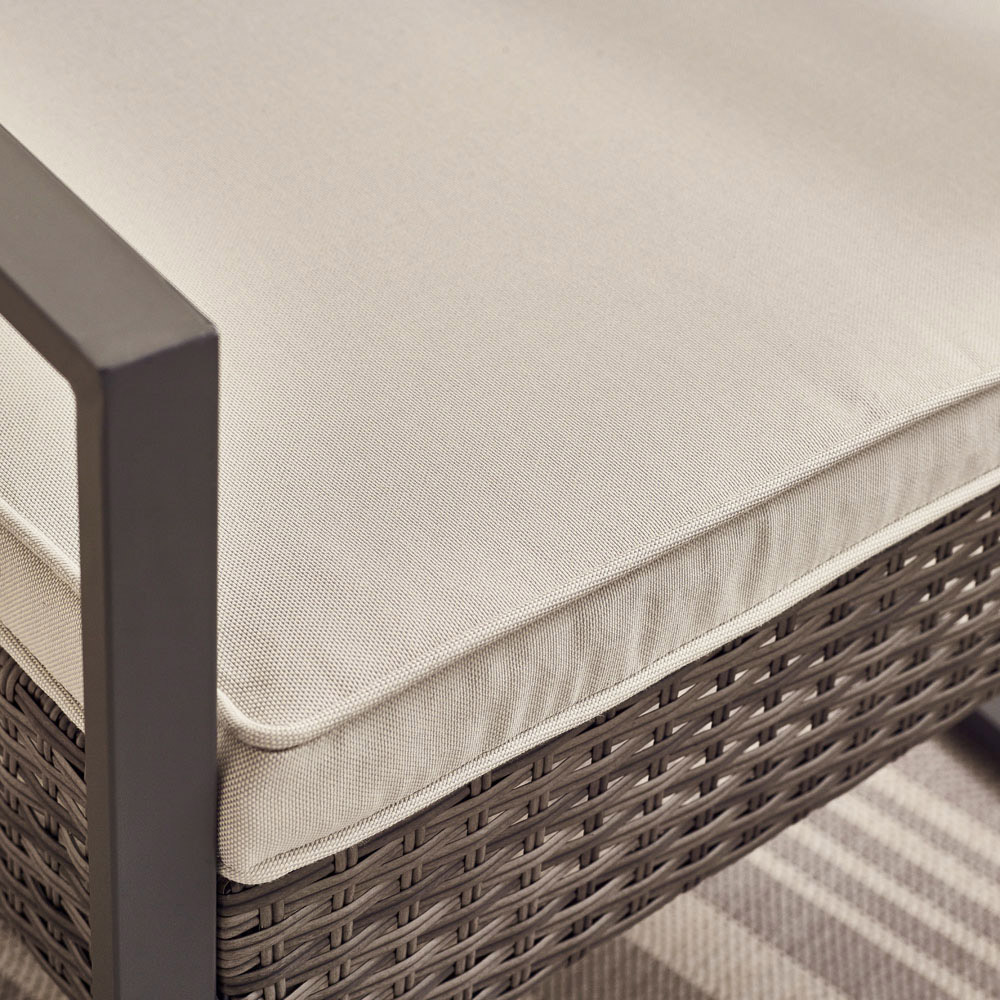 Furniturebox Seville 2 Seater Bistro Set Grey Image 6