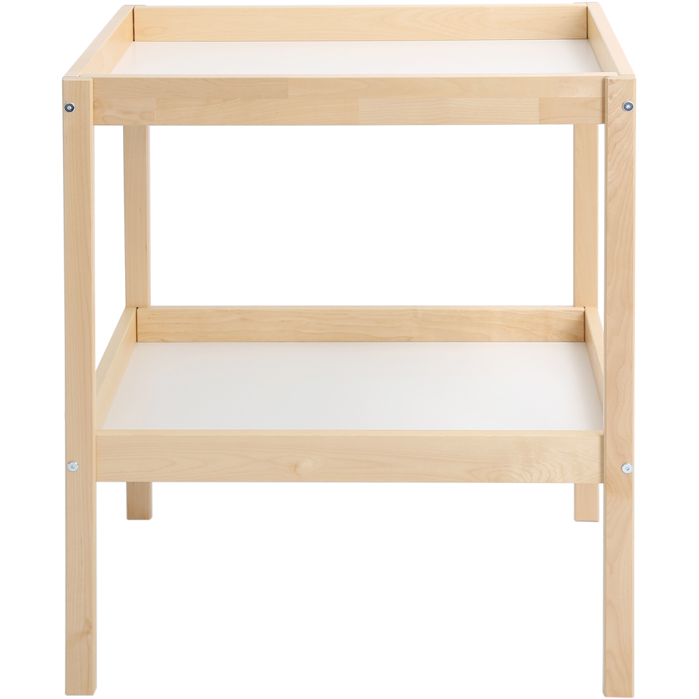 FurnitureHMD Single Shelf Wooden Baby Diaper Changing Table Image 2