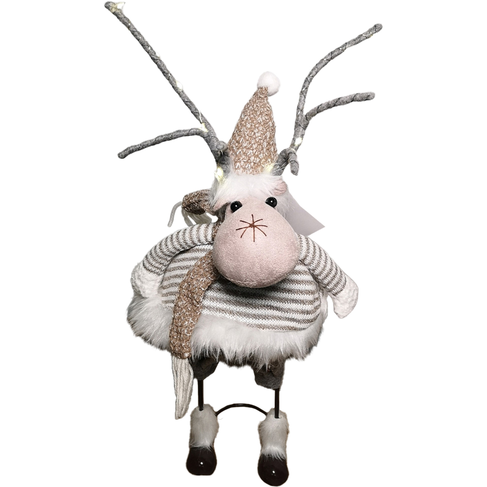 Samuel Alexander Light Up Standing Reindeer Christmas Decoration Image 1
