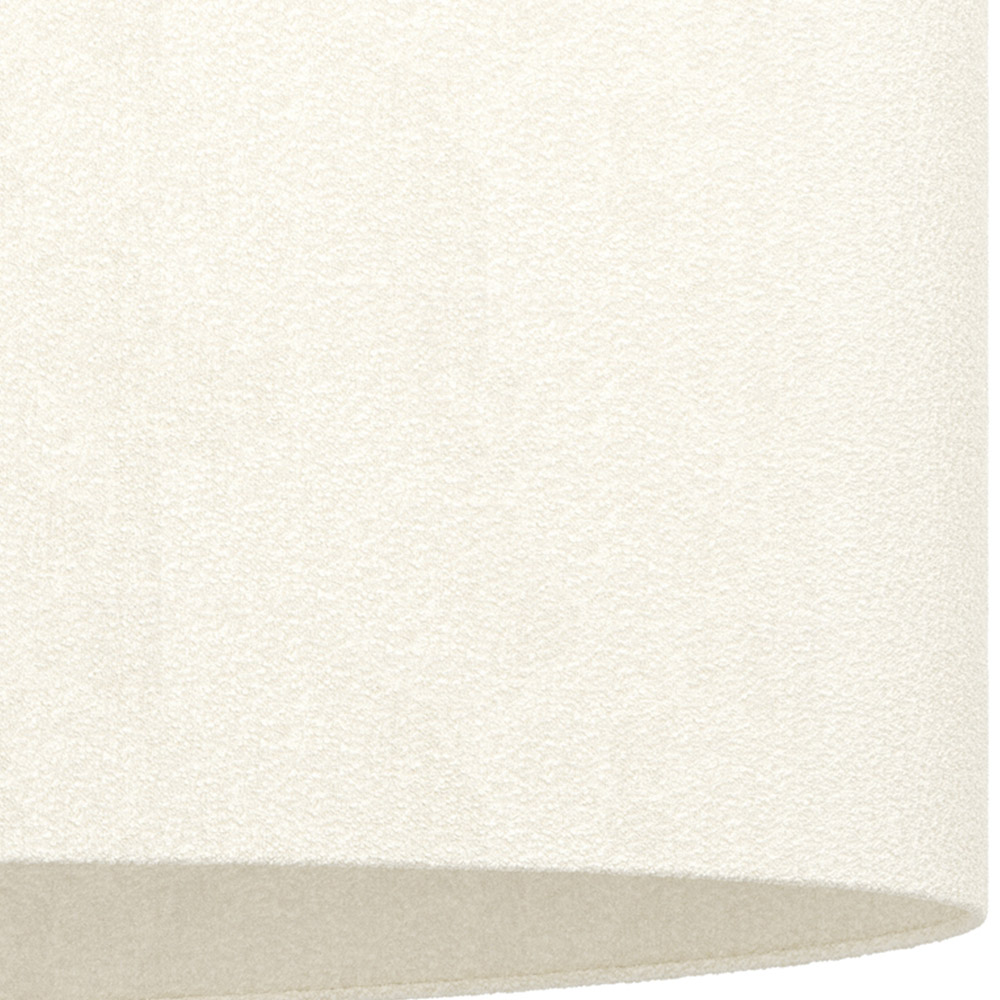 EGLO Febres White Fabric Shade Traditional Pendant Light Wilko