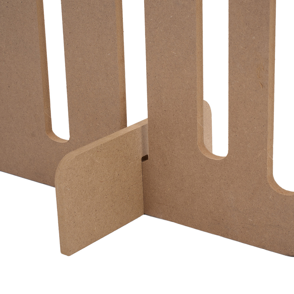 H&O Direct 75cm Natural Foldable Freestanding Pet Barrier Image 3