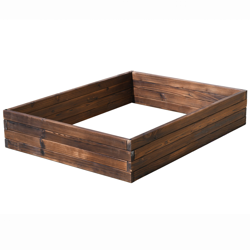 Garden Gear Wooden Raised Garden Bed 110 x 90cm Image 1