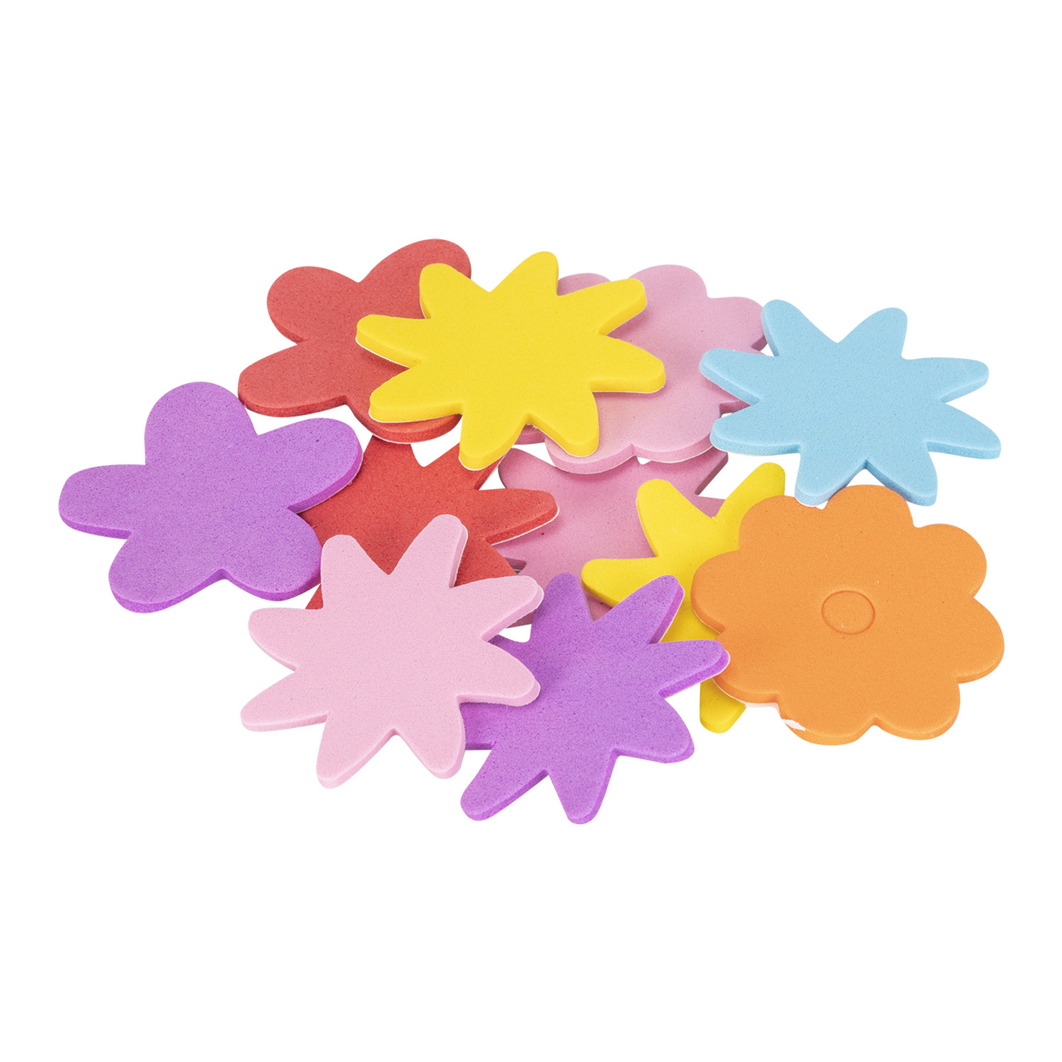 Crayola Assorted Foam Flowers Tub Image 2
