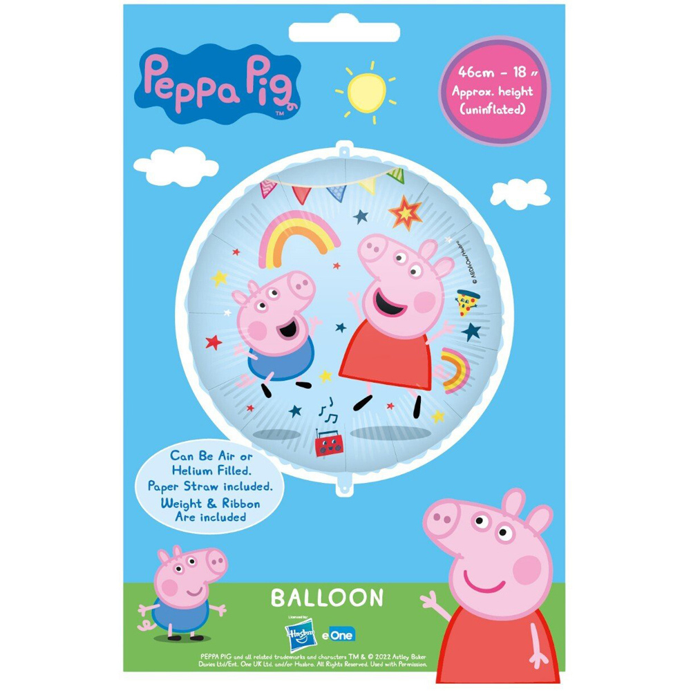 Peppa Pig Inflatable Foil Balloon Blue Image 2