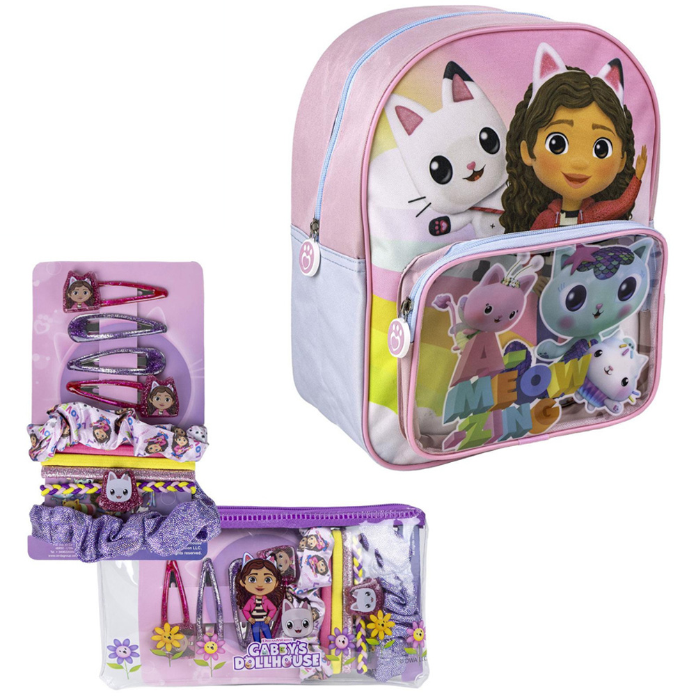 Gabby's Dollhouse Children's Backpack and Beauty Set Image 1