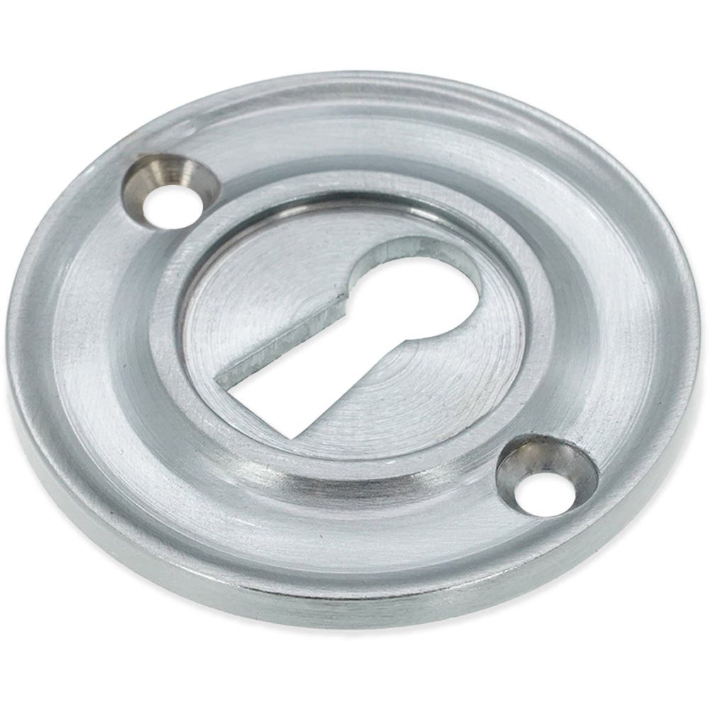 Spira Brass Slimline Standard Satin Chrome Escutcheon Image 3