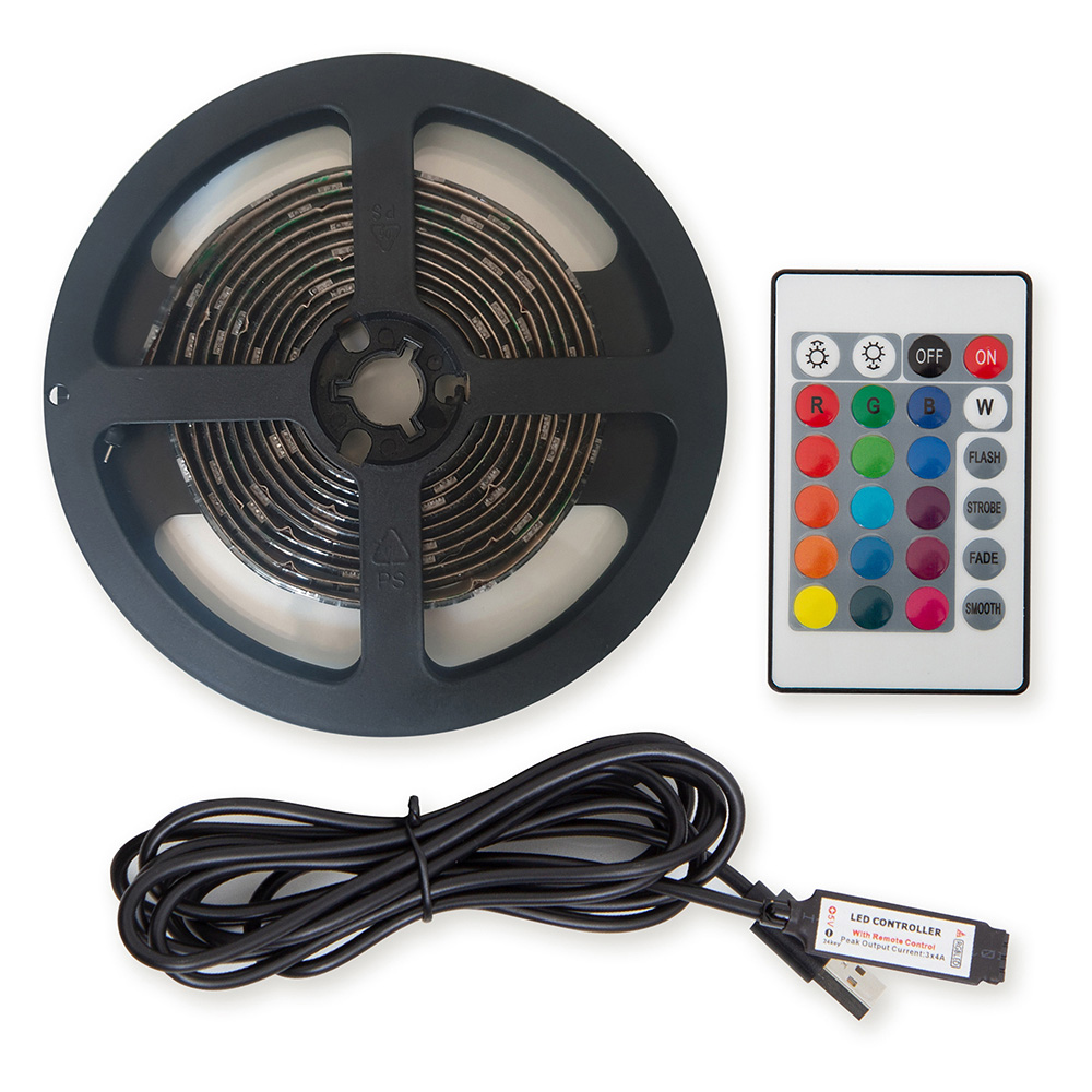 AVF 2m LED Lighting Strip with Remote Image 1