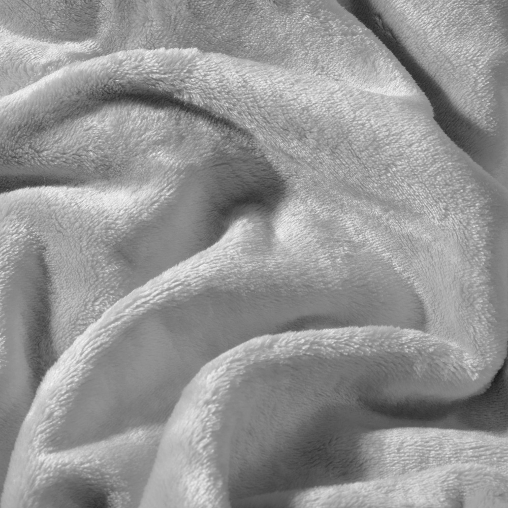 tectake Grey Washable Polyester Blanket 220 x 240cm Image 5