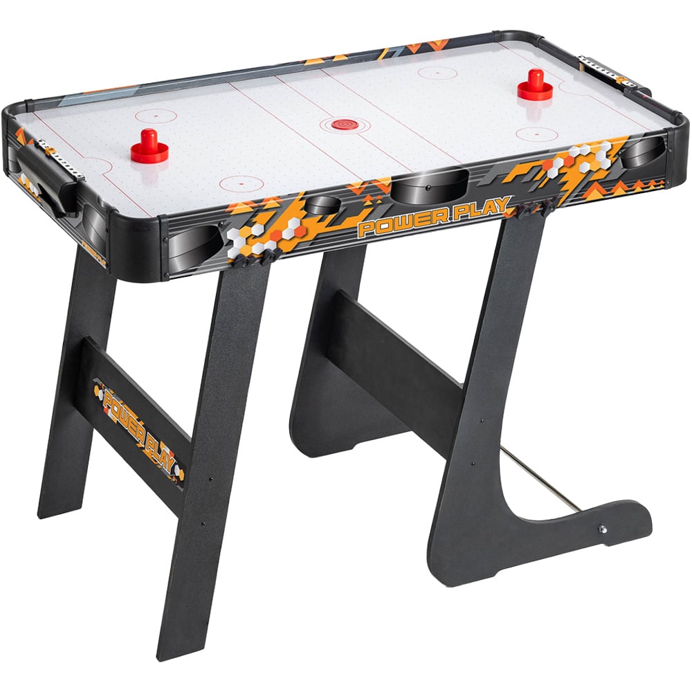 Toyrific Black Folding Air Hockey Table Family Game 3ft Image 1
