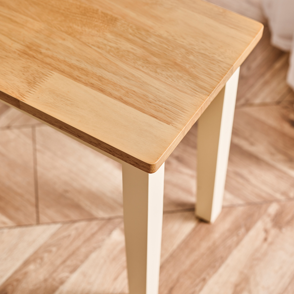 Furniturebox Salisbury Walton 6 Seater Dining Bench Set Cream Image 9