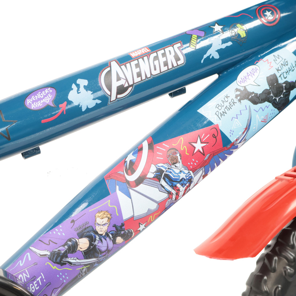 Denver Marvel Avengers 12 inch Kids Bicycle with Stabilisers Image 4