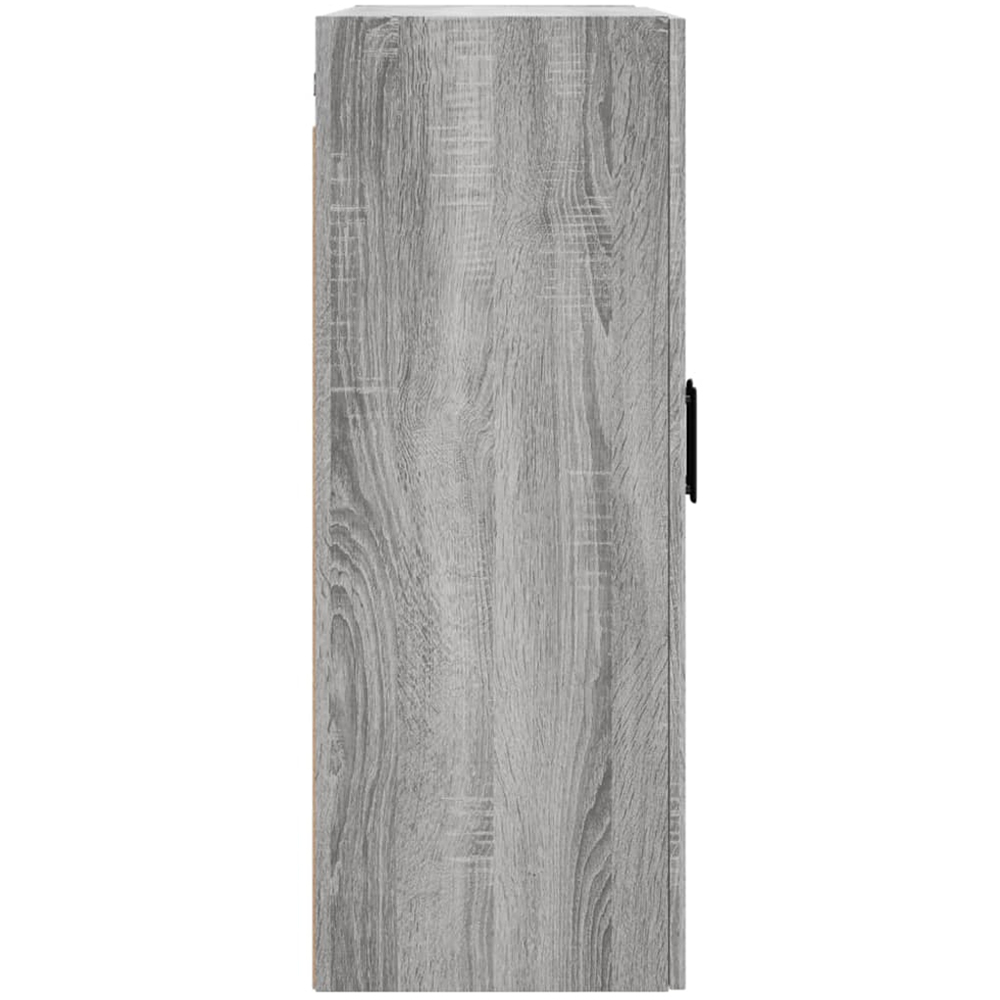 vidaXL 2 Door Grey Sonoma Wall Mounted Storage Cabinets 2 Pack Image 7