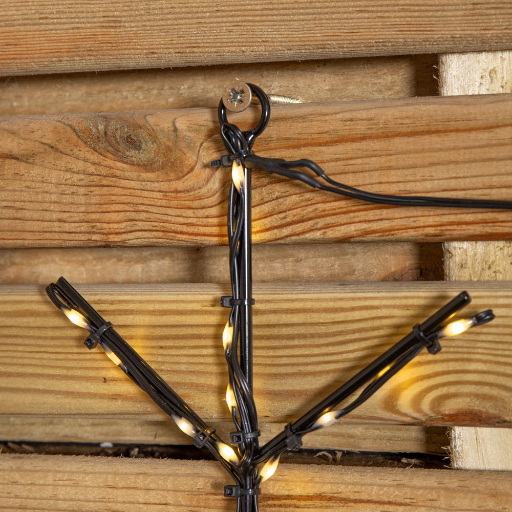 Samuel Alexander 196 Warm White LED Light-Up Twinkling Christmas Snowflake 61cm Image 6