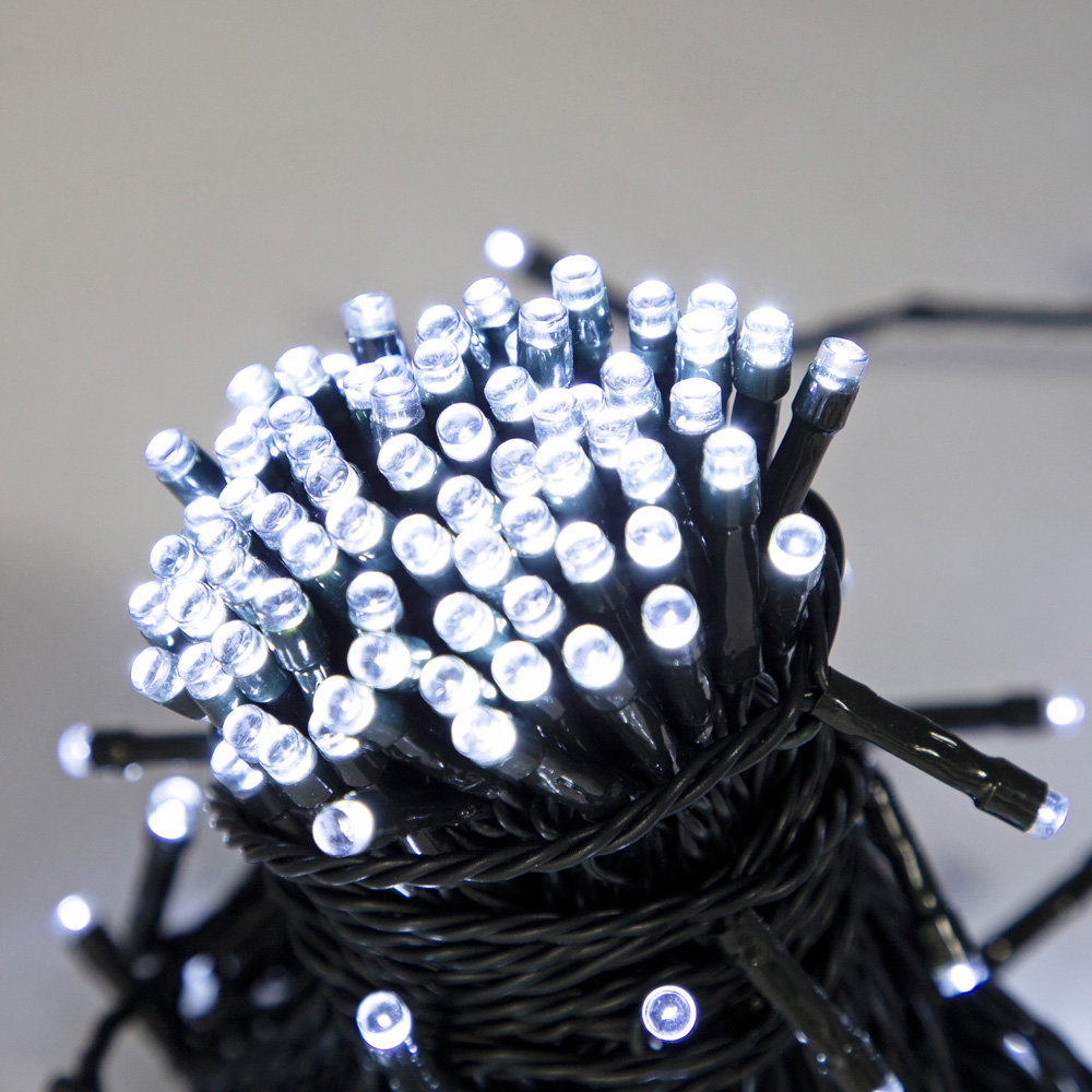 The Christmas Workshop 50 LED White String Light Image 1