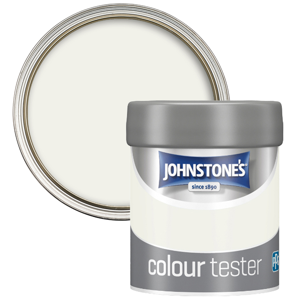 Johnstone's Antique White Matt Emulsion Tester Pot 75ml Image 1