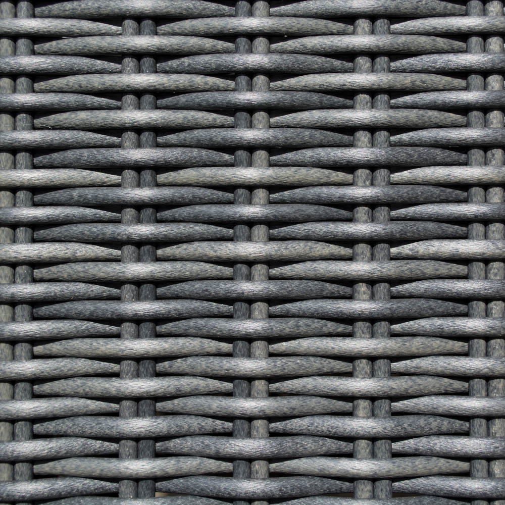 Rowlinson Bunbury 5 Seater Grey Rattan Weave Corner Sofa Set Image 8