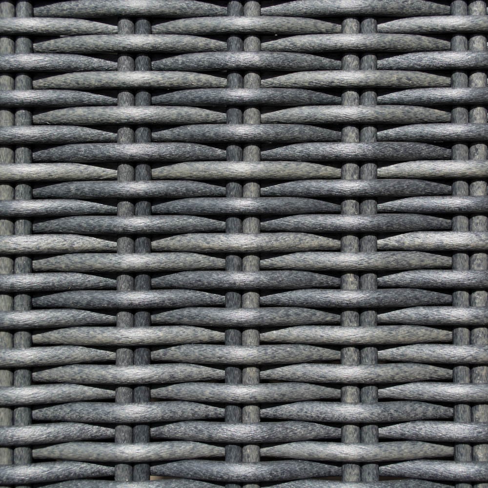 Rowlinson Bunbury 4 Seater Grey Rattan Weave Sofa Set Image 9