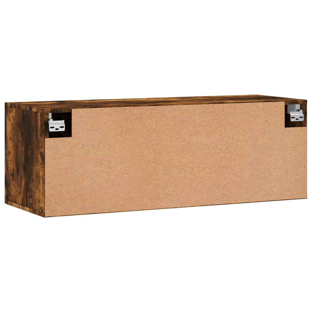 vidaXL 2 Door Smoked Oak Wall Cabinet Image 8