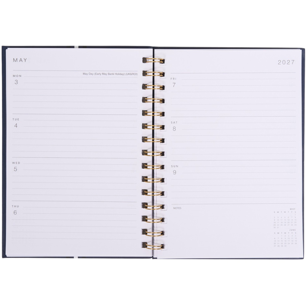 2027 Stripe Spiral Diary Image 4