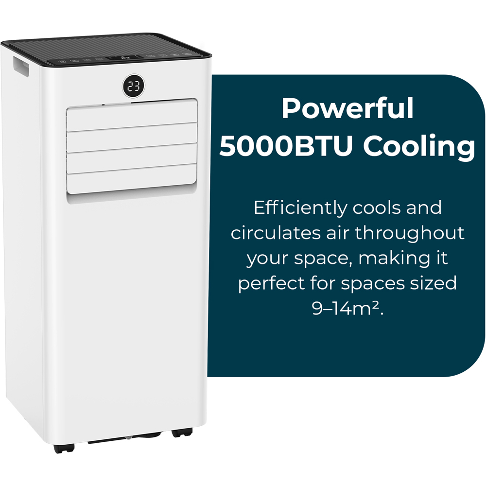 Jack Stonehouse 3-in-1 5000BTU Portable Air Conditioner with Remote Control Image 4
