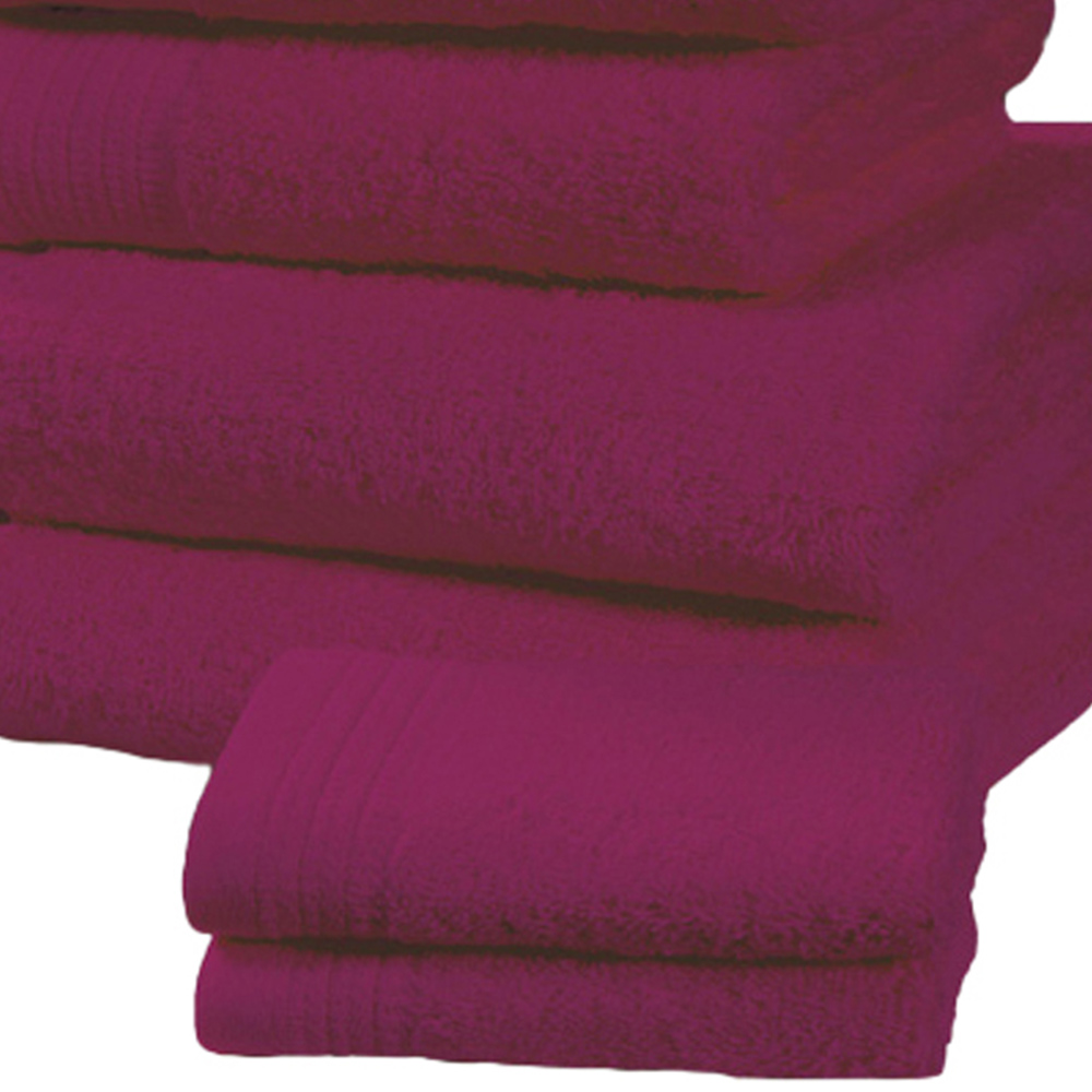 Rapport Home Chatsworth Super Soft 600gsm Combed Cotton Purple Face Towel Image 3