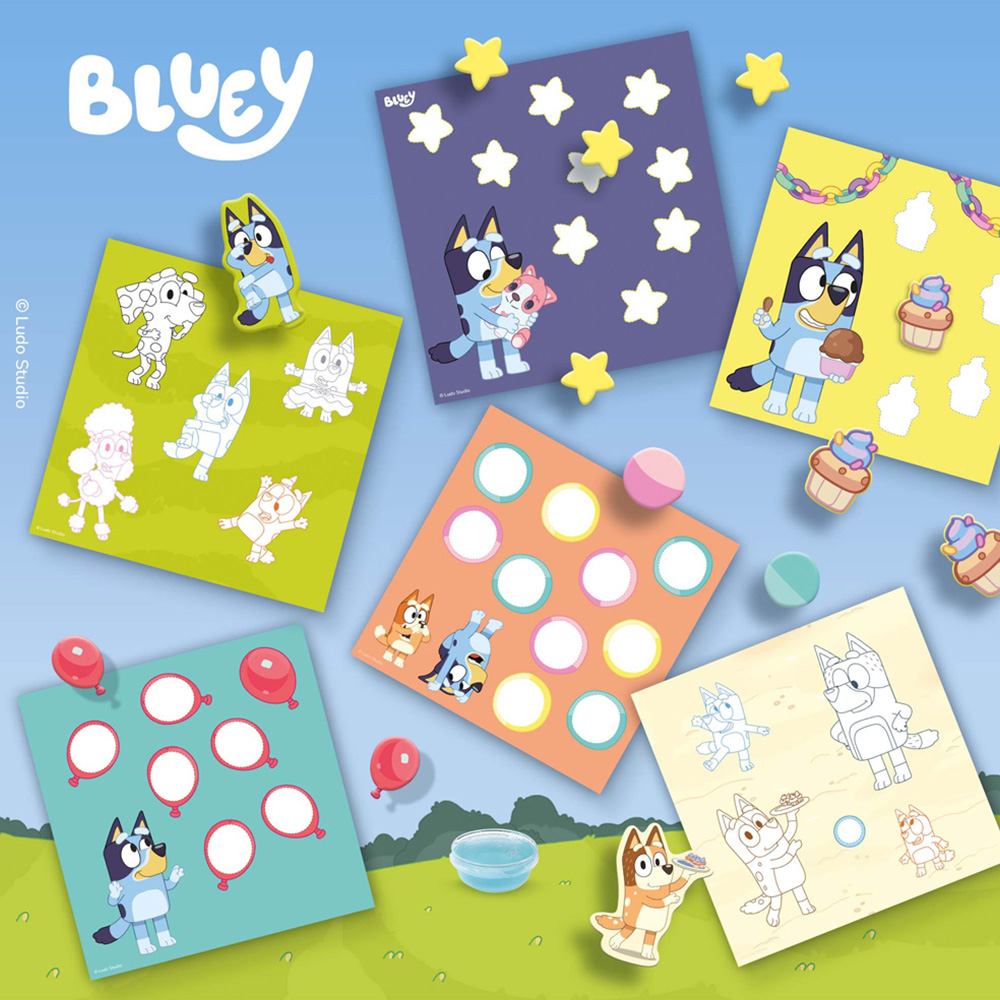 SES Creative Bluey Sticking Shapes Activity Set Image 4