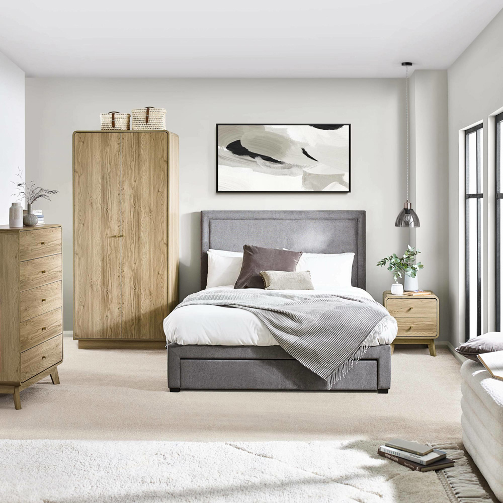 Julian Bowen Ingrid 6 Drawer Oak Dresser Image 8
