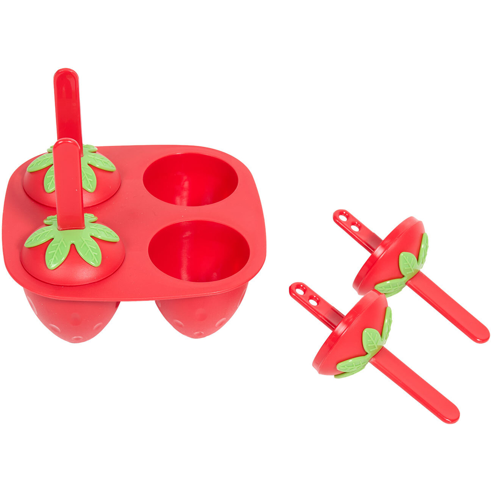 4 Piece Fruit Popsicle Mould Image 5