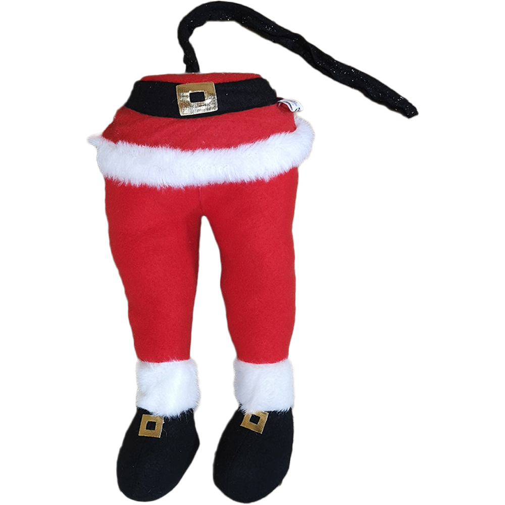 Samuel Alexander Stick Out Santa Legs Christmas Tree Decoration 35cm Image 1