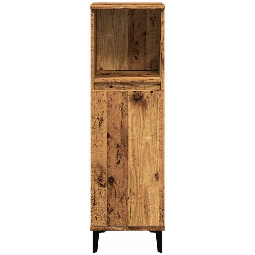 vidaXL Single Door Old Wood Bathroom Cabinet Image 3