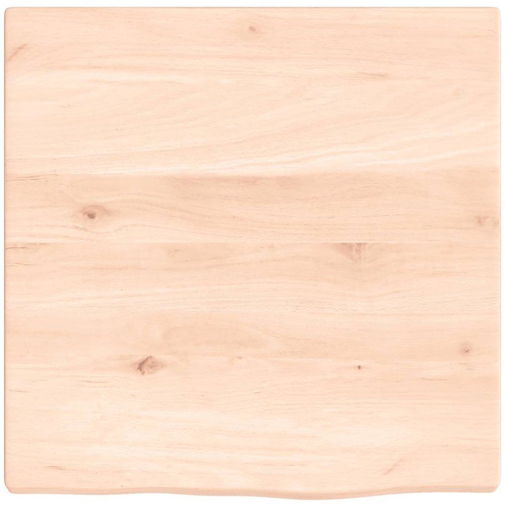vidaXL 40 x 40 x 2cm Untreated Solid Wood Oak Wall Shelf Image 3