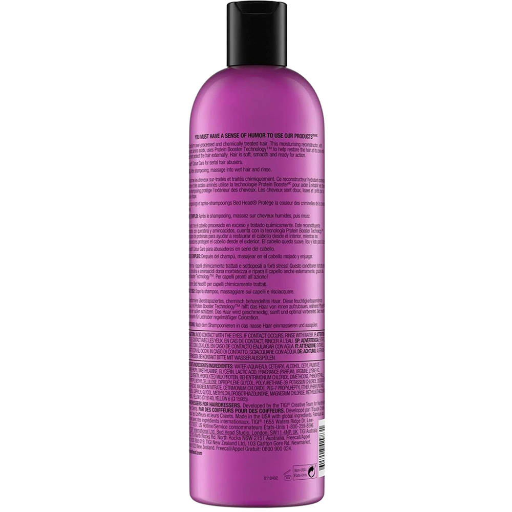 TIGI Bed Head Dumb Blonde Damaged Blonde Hair Conditioner 750ml 3 Pack Image 4
