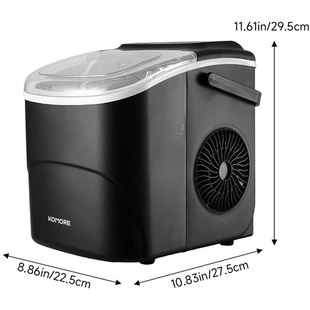 Home & Outdoor Direct HO-K024 Black Portable Ice Maker Machine 1.3L Image 6