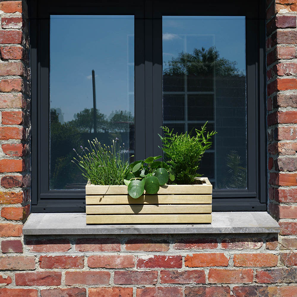 Cerland Horizon Wooden Window Box Planter 59cm Image 2