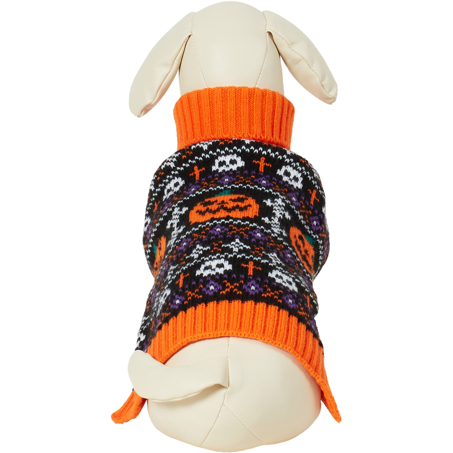 Pumpkin and Skulls Pet Jumper - 50cm Image 4