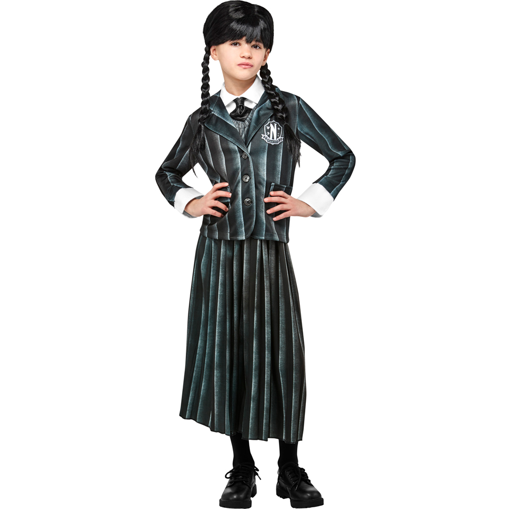 Wednesday School Uniform Costume Age 14 to 16 Years Image 4