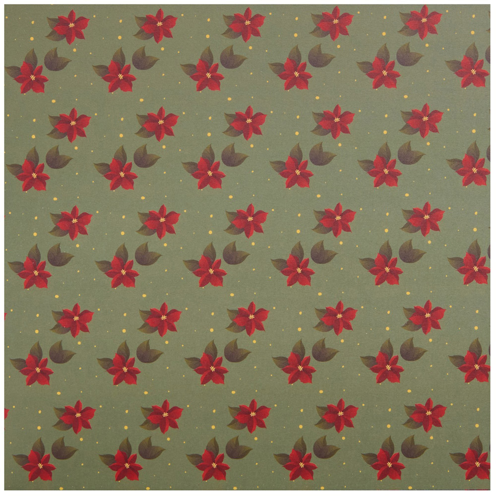 Christmas Modern Florals Designer Paper Pad Image 5