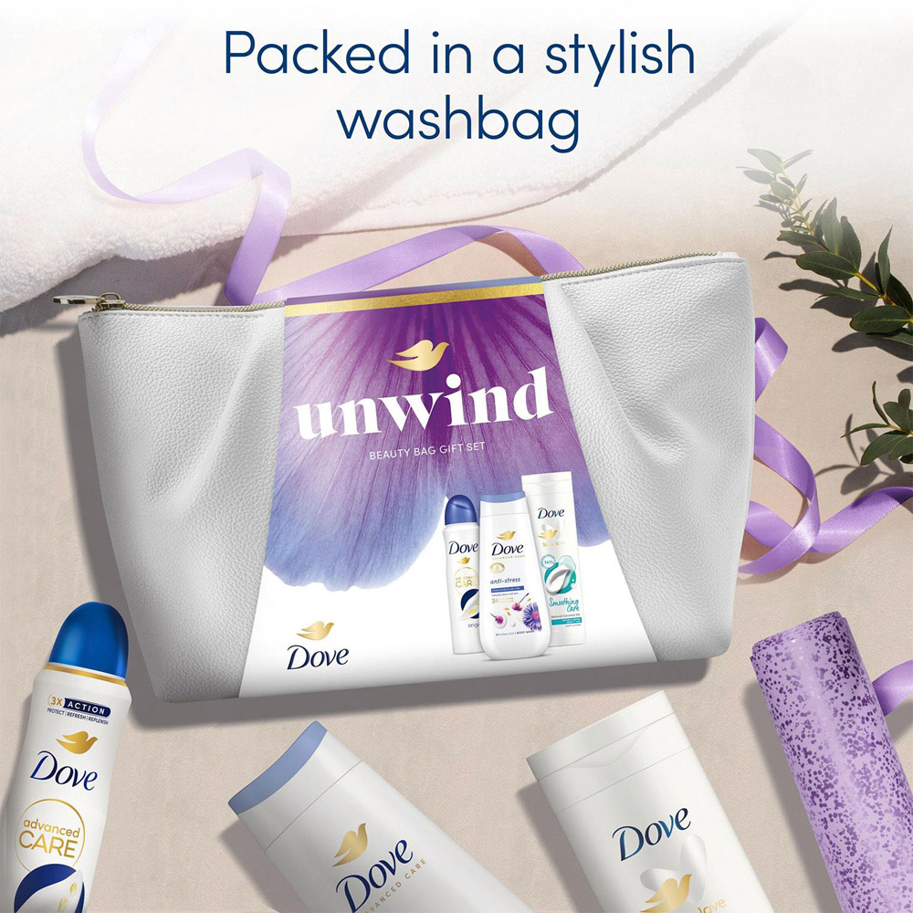 Dove Unwind Beauty Bag Gift Set Image 6