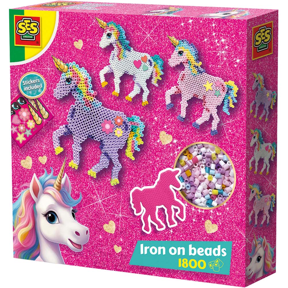 SES Creative Unicorn Iron on Beads Kit Image 1