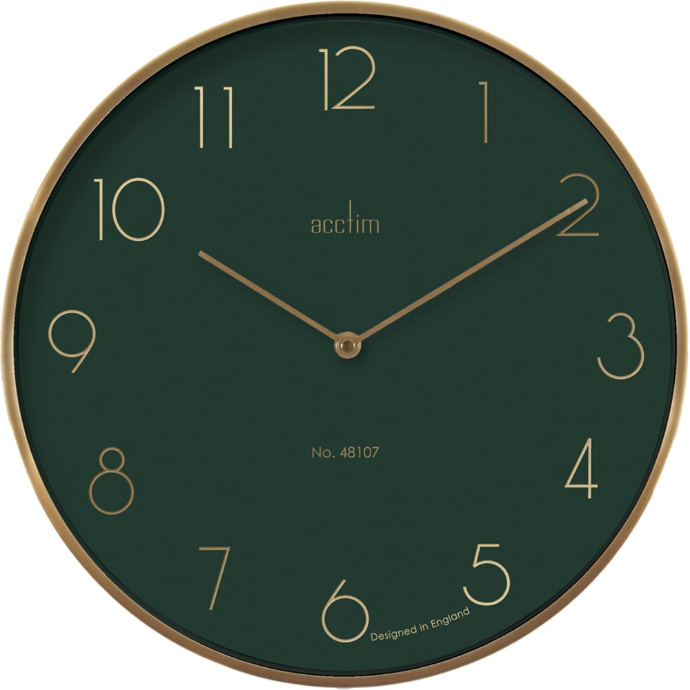 Acctim Madison Jungle Round Wall Clock 35cm Image 1